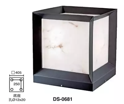 現代極簡風戶外柱頭燈